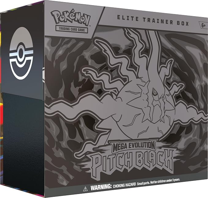 Pokémon TCG — Elite Trainer Box Mega Evolution: Pitch Black (Inglês)