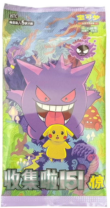 Pokémon TCG — Booster Avulso Collect 151 Surprise (Chinês)