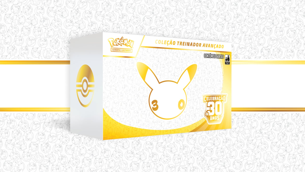Pokémon TCG — Coleção Treinador Avançado: Celebração de 30 Anos (Português)